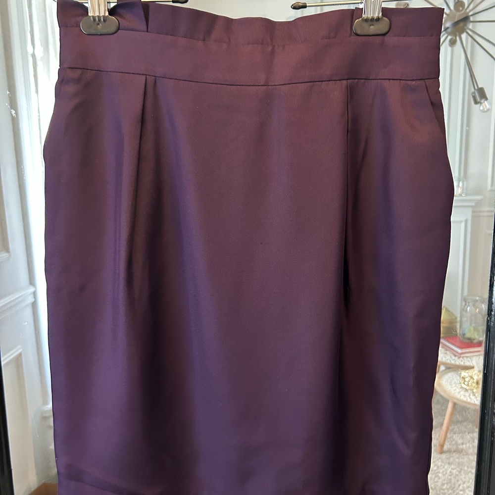 Jacob Elegant Purple Women's Skirt- with‎ pockets!